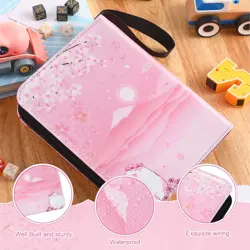 Card Binder for Girls Gifts 4 Pocket with 55 Sleeves 440 Cards Collectible Tr... - Image 4