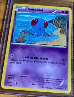 Tentacool 70/160 - Common Pokemon XY Primal Clash Card LP - Image 1
