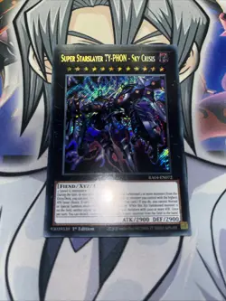 Super Starslayer TY-PHON Sky Crisis RA04-EN072 Secret Rare NM 1st Ed Yugioh - Image 1