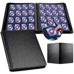 Trading Card Binder 16 Pockets, Premium Large 1000 Card Binder Holds 1000+, S... - Image 1