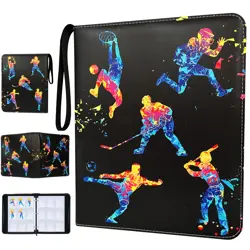 900 Pockets Sports Cards Binder,Trading Cards Holder Card Collectors Album,Tr... - Image 1