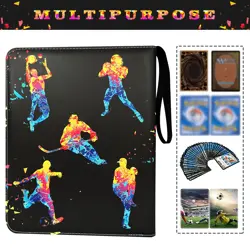 900 Pockets Sports Cards Binder,Trading Cards Holder Card Collectors Album,Tr... - Image 3