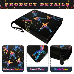 900 Pockets Sports Cards Binder,Trading Cards Holder Card Collectors Album,Tr... - Image 4