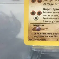 Pokemon Card Hitmontop Promo 2001 PSA Quality Basic HP 60 - Image 5