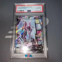 Mewtwo V SR Pokemon Go Card PSA10 Rare Collectible - Image 1