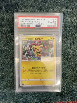 Pokemon Cards Mischievous Pichu PSA 10 Pokemon Trading Card Game - Image 1