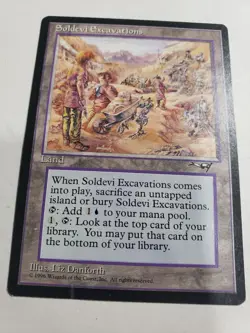 MTG: Alliances: Soldevi Excavations: Lightly Played Condition - Image 3