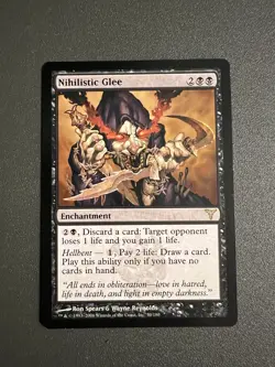 Nihilistic Glee | Dissension | LP | Magic | MTG | Black | Regular - Image 1