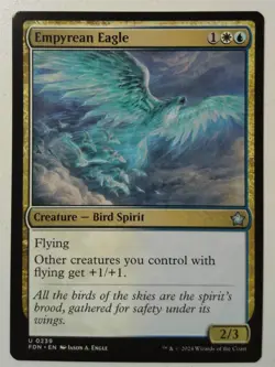 Empyrean Eagle *Uncommon* Magic MtG x1 Foundations - Image 1