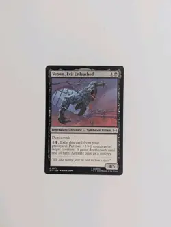 Venom Evil Unleashed MTG SDCC 2025 Marvel Spider-Man Preview NM - Image 1