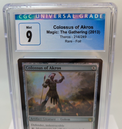 MTG - Theros - Colossus of Akros - Foil - Graded 9.0 - Image 3