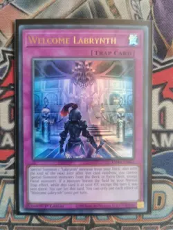 Welcome Labrynth TAMA-EN023 Ultra Rare Near Mint 1st Edition Yugioh - Image 1