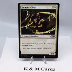 MTG - M20 - Savannah Sage - #284 - Near Mint - Image 1