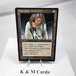 MTG - Ice Age - Aegis of the Meek - Rare - LP+ NM - Image 1