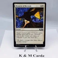 MTG - M20 - Moment of Heroism - #030 - Lightly Played - Image 1