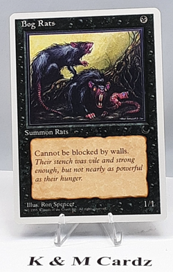 MTG - Chronicles - Bog Rats - Common - Lightly Played - Image 1