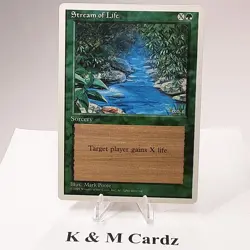 MTG - 4th Edition - Stream of Life - Common - Near Mint - Image 1