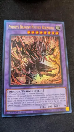 Yugioh Primite Dragon Nether Berzelius - DUAD-EN035 - Ultra Rare NM - Image 1