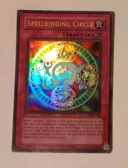 YuGiOh MRL 006 Spellbinding Circle FOIL 2002 Magic Ruler - Image 1