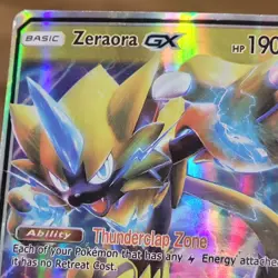 Pokemon Zeraora GX 86/214 Lost Thunder Sun & Moon Ultra Rare - Image 2