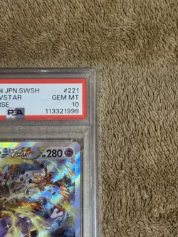 Mewtwo Vstar PSA10 Pokemon Card Rare holo Collectible - Image 4