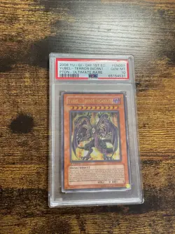 YUGIOH PSA 10 Yubel Terror Incarnate PTDN-EN007 Ultimate Rare 1st Edition - Image 1