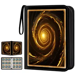 Trading card Binder for Yugioh Cards- 9 Pocket, Trading Card Album Fits 900 C... - Image 1