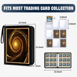 Trading card Binder for Yugioh Cards- 9 Pocket, Trading Card Album Fits 900 C... - Image 2