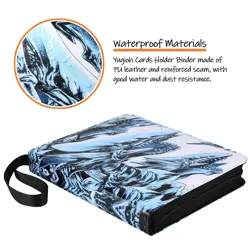 Card Binder for YuGiOh Cards - 9 Pocket Card Holder Book with Sleeves Compati... - Image 4