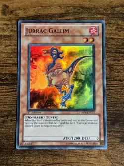 Jurrac Gallim - Super Rare 1st Edition HA04-EN016 - LP - YuGiOh - Image 1