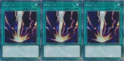 Yugioh RA03-EN083 Raigeki QCSR X3 1st Edition MINT - Image 1