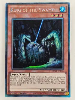 Yu Gi Oh - JUSH-EN046 King Of The Swamp - Collector's Rare - Image 1
