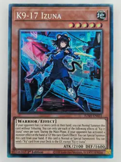 Yu Gi Oh - JUSH-EN031 K9-17 Izuna - Collector's Rare - Image 1