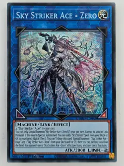 Yu Gi Oh - DUAD-EN049 Sky Striker Ace = Zero - Secret Rare - Image 1