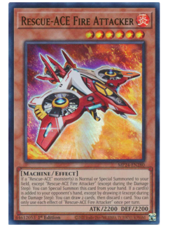 x3 Rescue-ACE Fire Attacker - MP24-EN280 - Ultra Rare YuGiOh - Image 1