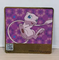 Pokemon Oreo Asia Official Mew Foil Picture Card RARE #151 - Image 1