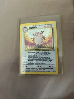 Pokemon Jungle Clefable 1st Edition Card 17/64 Near Mint Condition - Image 1