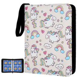 Card Binder for Cards 4-Pocket,400 Pockets Trading Card Binder Holder Collect... - Image 1