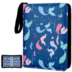 Card Binder for Cards 4-Pocket,400 Pockets Trading Card Binder Holder Collect... - Image 1