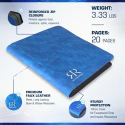 Toploader Binder | Holds 360 Toploaders | 9 Pocket Top Loader Card Storage wi... - Image 2