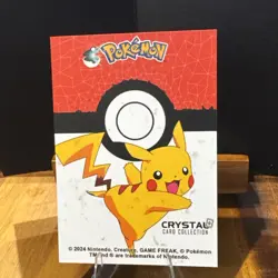 2025 POKEMON STAINED GLASS Crystal Card Kanto Peru Foil # 058 Growlithe - Image 2