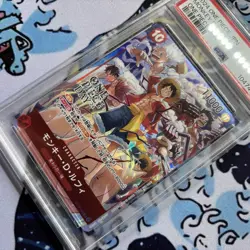 Monkey D Luffy ST10-006 PSA 10 One Piece Day 2024 Promo Card UK SELLER - Image 2