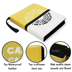 Trading Card Binder with 4 Pocket Pages, Top Loading 400 Pockets card collect... - Image 2