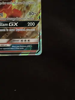 INCINEROAR GX 27/149 SUN & MOON BASE SET ULTRA TRADE HOLO POKEMON CARD MINT - Image 3