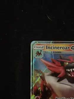 INCINEROAR GX 27/149 SUN & MOON BASE SET ULTRA TRADE HOLO POKEMON CARD MINT - Image 5