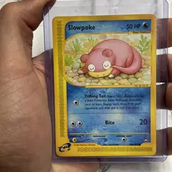 Pokemon Slowpoke 108/147 Pokemon Aquapolis NM Vintage Vtg Common Card TCG 2002 - Image 1