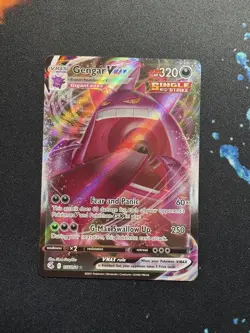 MINT - NM! Gengar VMAX (157/264) Fusion Strike Full Art Ultra Rare Pokemon Card! - Image 1