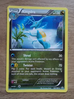 Pokemon Kingdra Primal Clash Rare Card 107/160 Near Mint Condition - Image 1