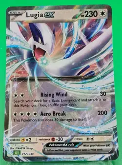 Pokemon Lugia ex 017/034 CLV Classic Card Collection Holo Promo NM - Image 1