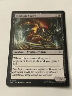 Symbiote Spawn MTG SDCC 2025 Marvel Spider-Man Promo Villain NM - Image 1